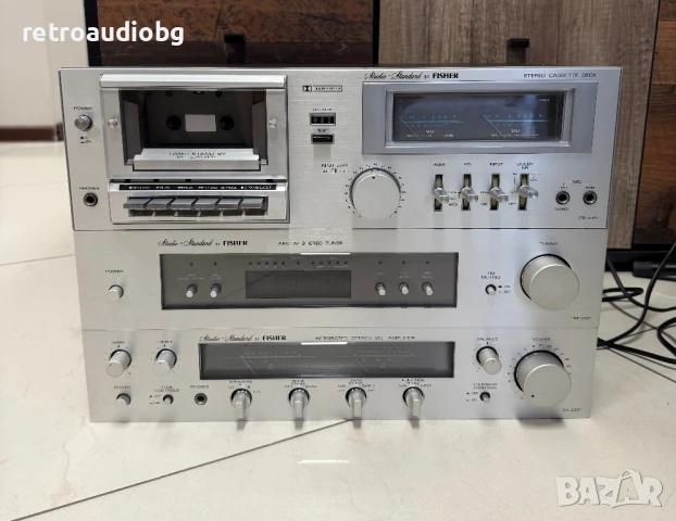 🔊Ретро аудио сет Fisher - дек, усилвател и тунер - Made in Japan🔊, снимка 3 - Аудиосистеми - 50573301