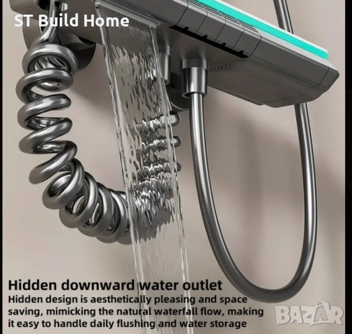 Луксозна Цифрова Душ Система с LED Осветление – Топ Оферта, снимка 4 - Душове - 51710331