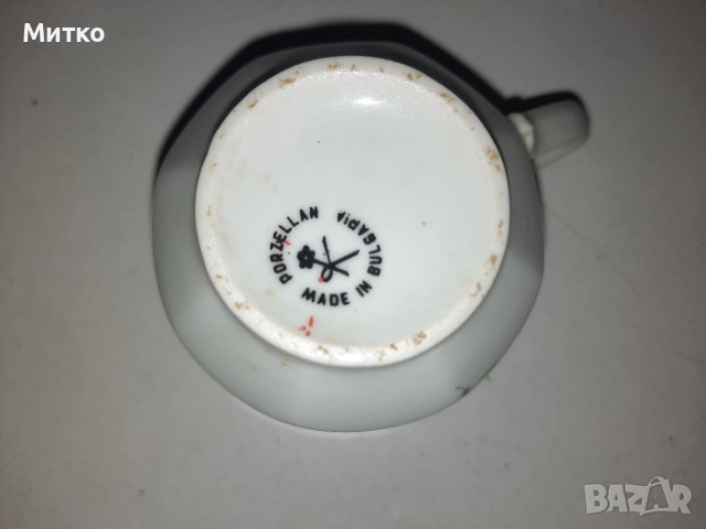 Ретро Български порцеланов сервиз за кафе, снимка 9 - Сервизи - 52802839