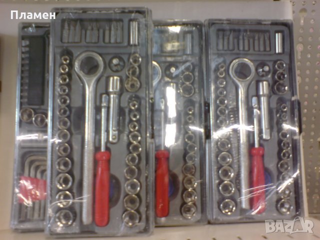 Кутия Сервизни инструменти, гедоре комплект тресчотка - отвертка с 40 накрайн, снимка 6 - Отвертки - 12761712