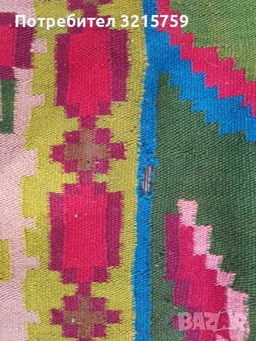 19век, тетевенски голям вълнен килим, рядък ,3.50 х 2.60м., снимка 13 - Антикварни и старинни предмети - 47905129