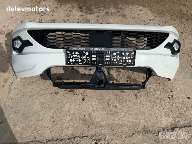 620223104R оригинална предна броня с халогени и решетки от Dacia Sandero 3, двигател H4DF480, 1.0 TC, снимка 8 - Части - 54361830