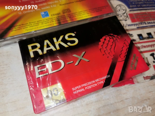 ПЕСНИ С НАСТРОЕНИЕ RAKS-НОВА КАСЕТА 0804261544H2E6R, снимка 10 - Аудио касети - 54135521