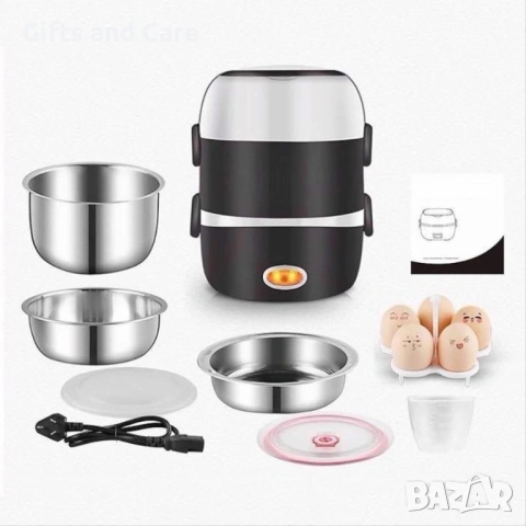 Мини мултикулър за готвене на пара и яйцеварка