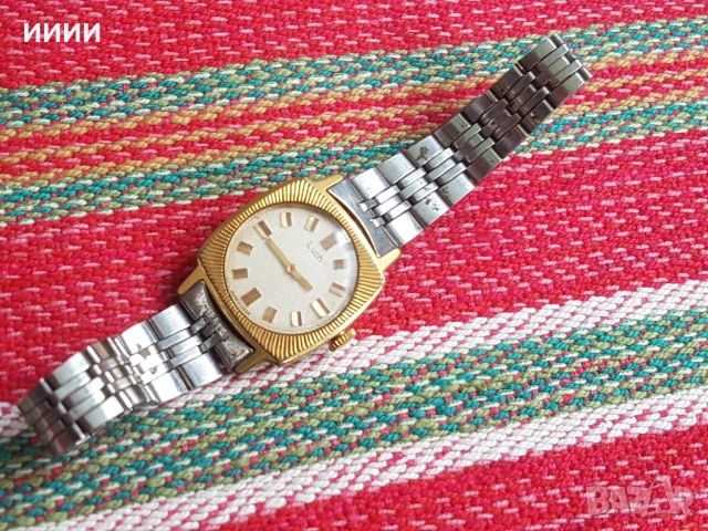 Часовник Луч Аu 10, снимка 3 - Антикварни и старинни предмети - 53172933