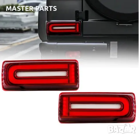 Тунинг LED Стопове за Mercedes G-Class W463 (2002-2018) към W464 (2018+) Визия - Plug & Play