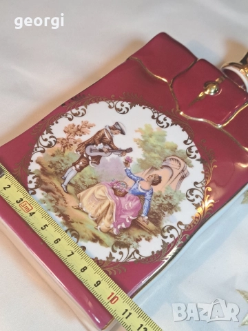 порцеланова бутилка Limoges , снимка 10 - Колекции - 52437557