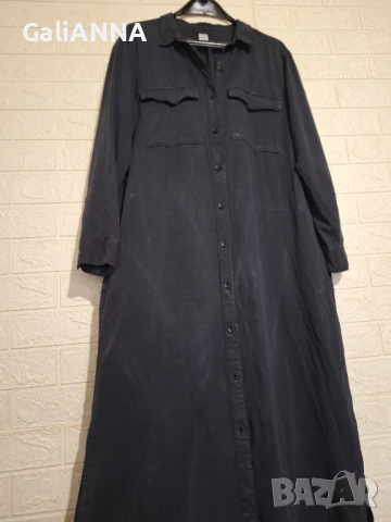 СТРАХОТНА ДЪЛГА ДЪНКОВА РОКЛЯ 2XL, снимка 3 - Рокли - 51241300