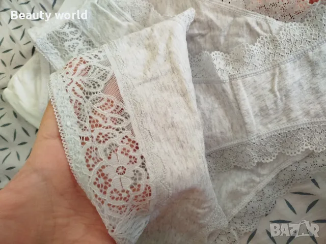 Дантелени бикини 2 хл, снимка 2 - Бельо - 49690308
