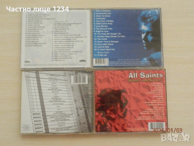Kim Wilde / Donna Summer /Mariah Carrey / All Saints, снимка 2 - CD дискове - 49124189