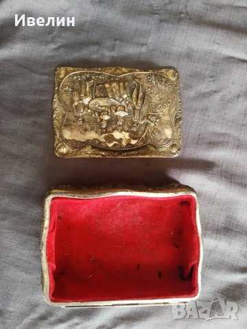 барокова кутия за бижута от метал, снимка 4 - Антикварни и старинни предмети - 29354297