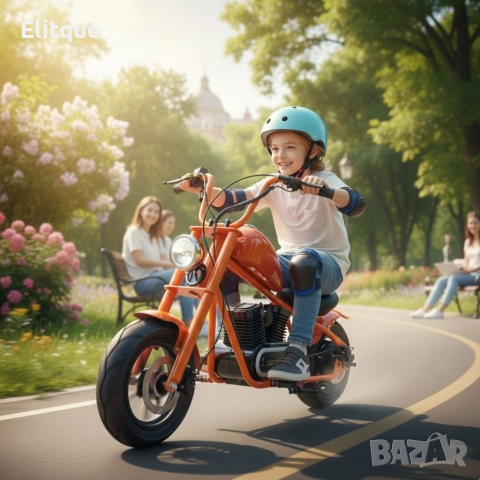 Електрически мини скутер C12B Harley baby, снимка 5 - Велосипеди - 52820922