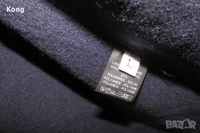 винтидж Emporio Armani Italy вълнето Ново палто Daniele Fiesoli горница мерино Италия Емпорио Армани, снимка 15 - Якета - 52839483