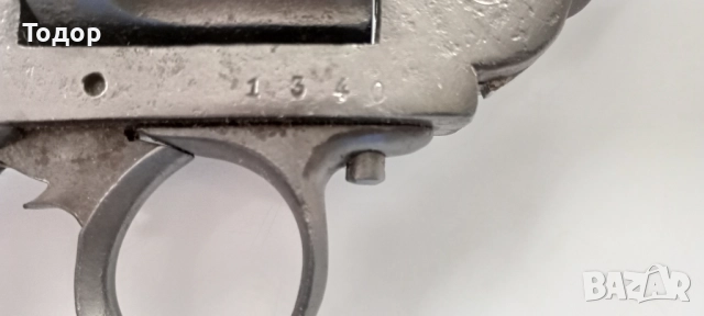 Продавам стар револвер, автентичен, снимка 5 - Бойно оръжие - 52594978