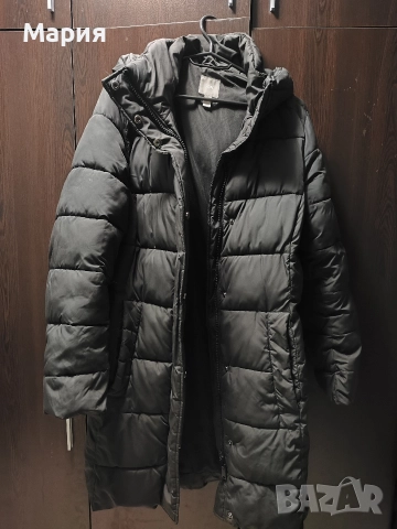 Зимно черно яке H&M, размер S, снимка 8 - Якета - 52939140