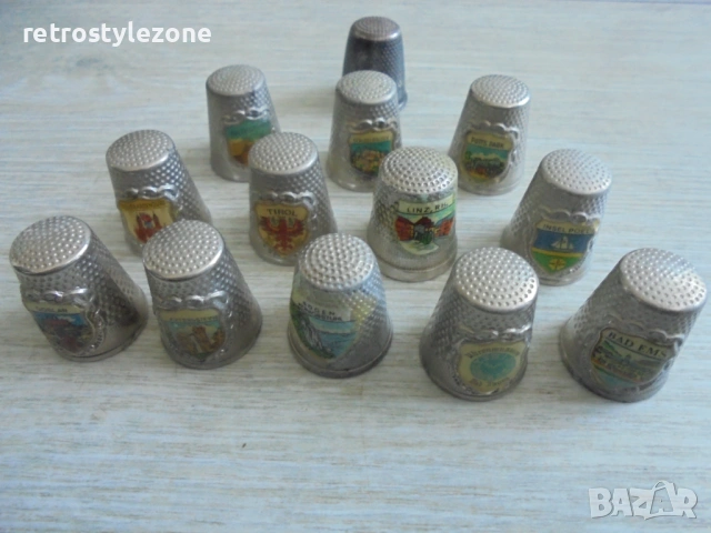 № 8449 Стари метални напръстника - 13 броя  