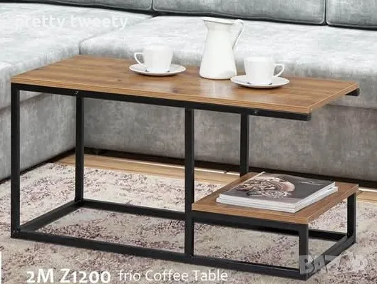 Кокетна и практична метална масичка за кафе, снимка 11 - Маси - 49026751