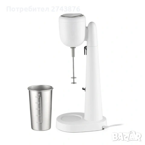 Фрапе миксер стоящ Muhler FMX-277S, 100W, Метална чаша, снимка 6 - Миксери - 44640929