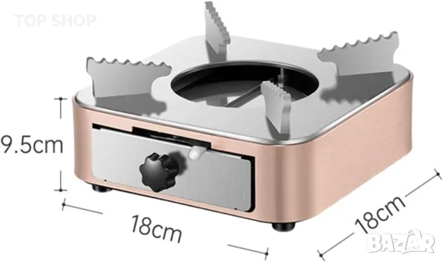 Туристически котлон за спирт, таблетки, биоетанол PINK1, снимка 9 - Газови котлони - 48774715