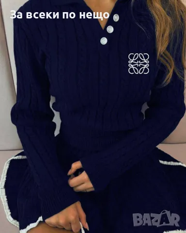 Дамска рокля Loewe - 3 налични цвята Код A66, снимка 8 - Рокли - 47390566