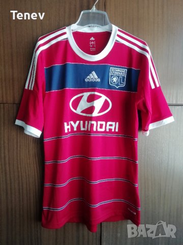 Olympique Lyonnais Lyon Adidas оригинална рядка фланелка тениска 2013/2014 Олимпик Лион размер S