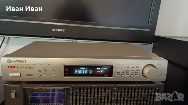 Тунер Pioneer F-304 RDS, снимка 2 - Ресийвъри, усилватели, смесителни пултове - 56259283