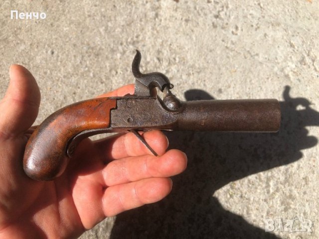 малък капсулен пистолет , снимка 10 - Антикварни и старинни предмети - 42533521