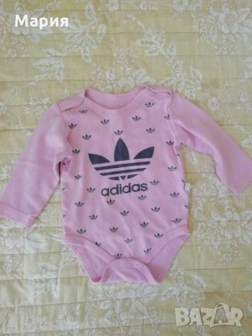 Adidas baby-бебешко боди 0-6 месеца , снимка 5 - Бодита за бебе - 30145644