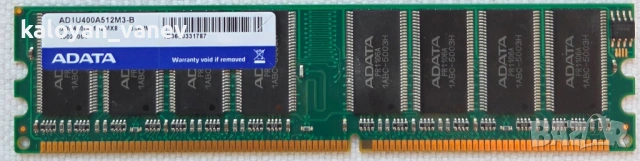 РАМ памет 512MB (1x512MB) RAM DDR 400 MHz Adata