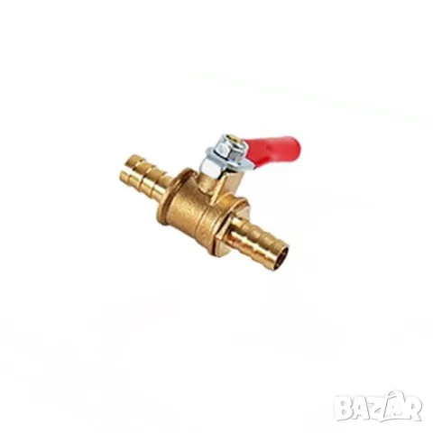 Месингов сферичен кран за течности 8 mm