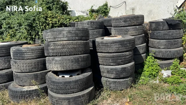 Джанти с Гуми за Камиони 22.5, 19.5 цола употребявани около 90 броя