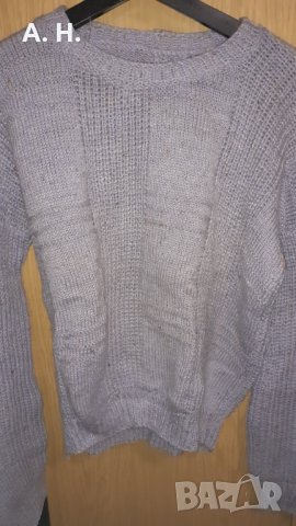 Блуза от плетиво лилава, снимка 1