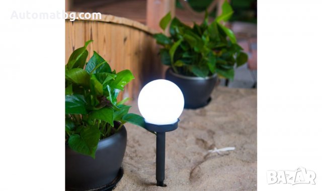 Слънчев фенер Globos 4 LED 37 cm, снимка 2 - Соларни лампи - 31910434