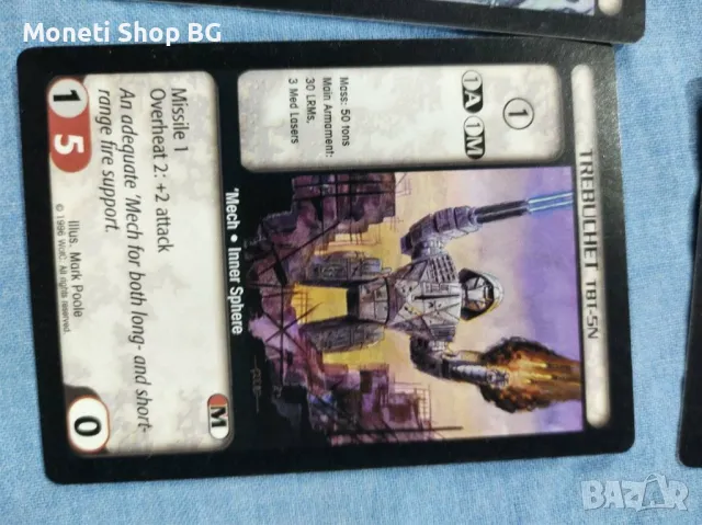 Предлагаме голяма колекция карти Batletech , снимка 6 - Други ценни предмети - 48999485