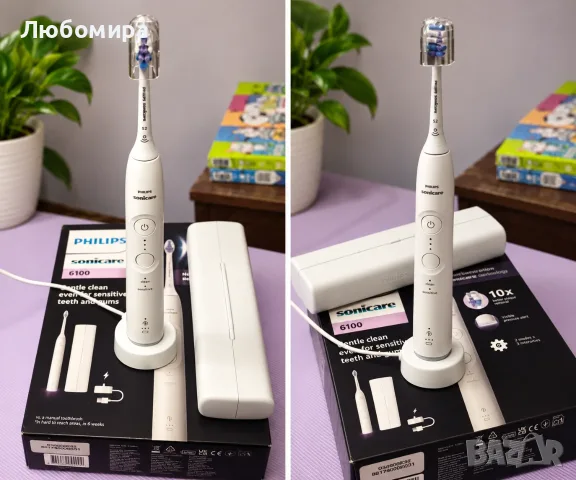 Четка за зъби Philips Sonicare 6100, снимка 2 - Друга електроника - 56186076