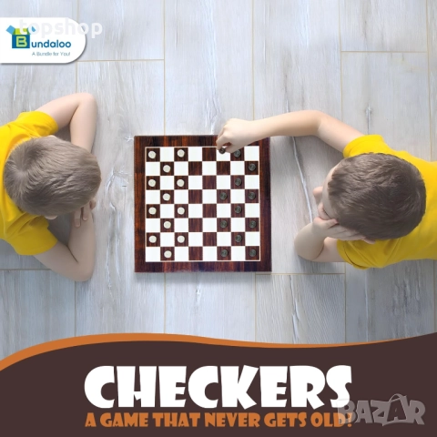 Чисто нов комплект за настолни игри Bundaloo 10 в 1 – Шах, дама, табла и други – Премиум колекция..., снимка 6 - Образователни игри - 52348011