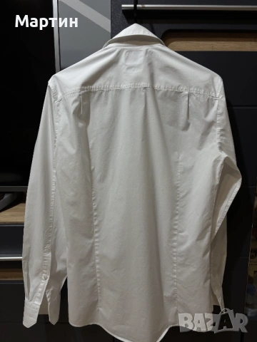 Мъжка риза HUGO Elisha02 extra slim, stretch, снимка 2 - Ризи - 54141677