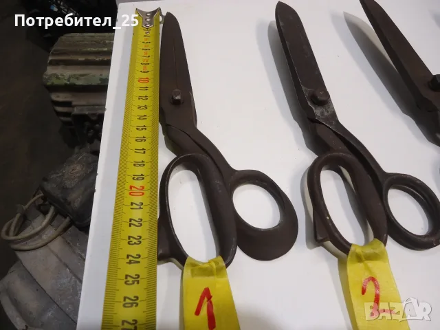 Стари шивашки ножици, снимка 3 - Други ценни предмети - 56333655