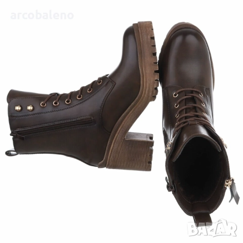 Дамски боти на висок ток, 2цвята , снимка 3 - Дамски боти - 42069396