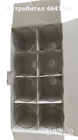 Елегантен комплект от 8 стъклени чаши Leonardo Toscana 330ml, снимка 2 - Чаши - 52340630