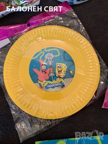 Тематичен Парти Комплект Спонджбоб **, снимка 2 - Други - 40729319