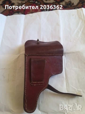 Кобур кожен за "Валтер"ППс колан и портупей., снимка 4 - Антикварни и старинни предмети - 35651110