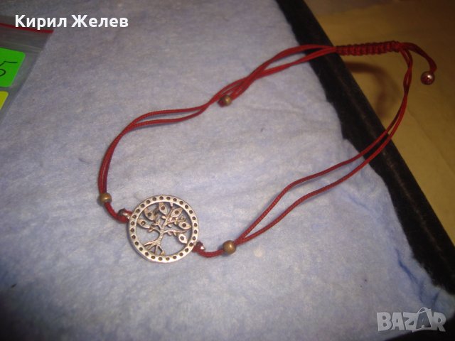 СТАРА СРЕБЪРНА или ПОСРЕБРЕНА ФИНА КРАСИВА СКЪПОЦЕННА ГРИВНА ТАЛИСМАН СЕМЕЙНОТО ДЪРВО 28735, снимка 5 - Гривни - 37277654