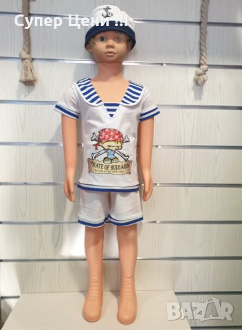 Ново детско моряшко комплектче с Пират, 7-8 години, снимка 11 - Детски комплекти - 29195336