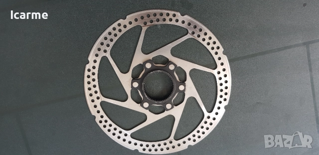 Велосипеден диск Shimano 180mm, снимка 4 - Части за велосипеди - 51513330