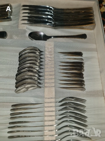 Луксозен комплект за хранене с позлата , нов, снимка 4 - Прибори за хранене, готвене и сервиране - 53238860