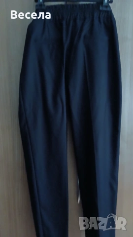 Черен стилен дамски панталон, снимка 3 - Панталони - 54350480