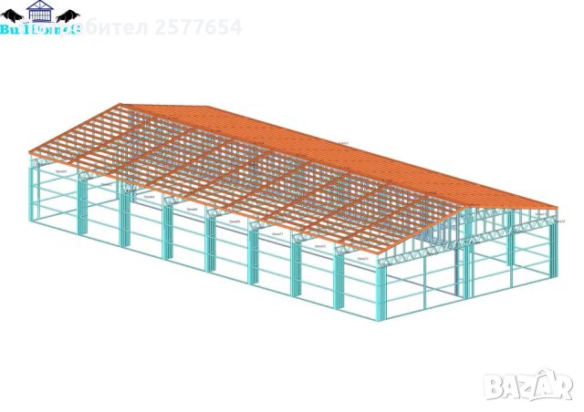 ЛИЗИНГ - Халета, Хале, Магазини, Магазин, Складове - 300м2, снимка 3 - Строителни материали - 44142977