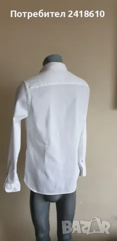 Tommy Hilfiger Stretch Pique Cotton Slim Fit Mens Size S НОВО! ОРИГИНАЛ! Мъжка Риза!, снимка 7 - Ризи - 49336895