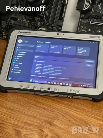 Брониран таблет Panasonic FZ-G1 core i5, снимка 2 - Таблети - 51861012